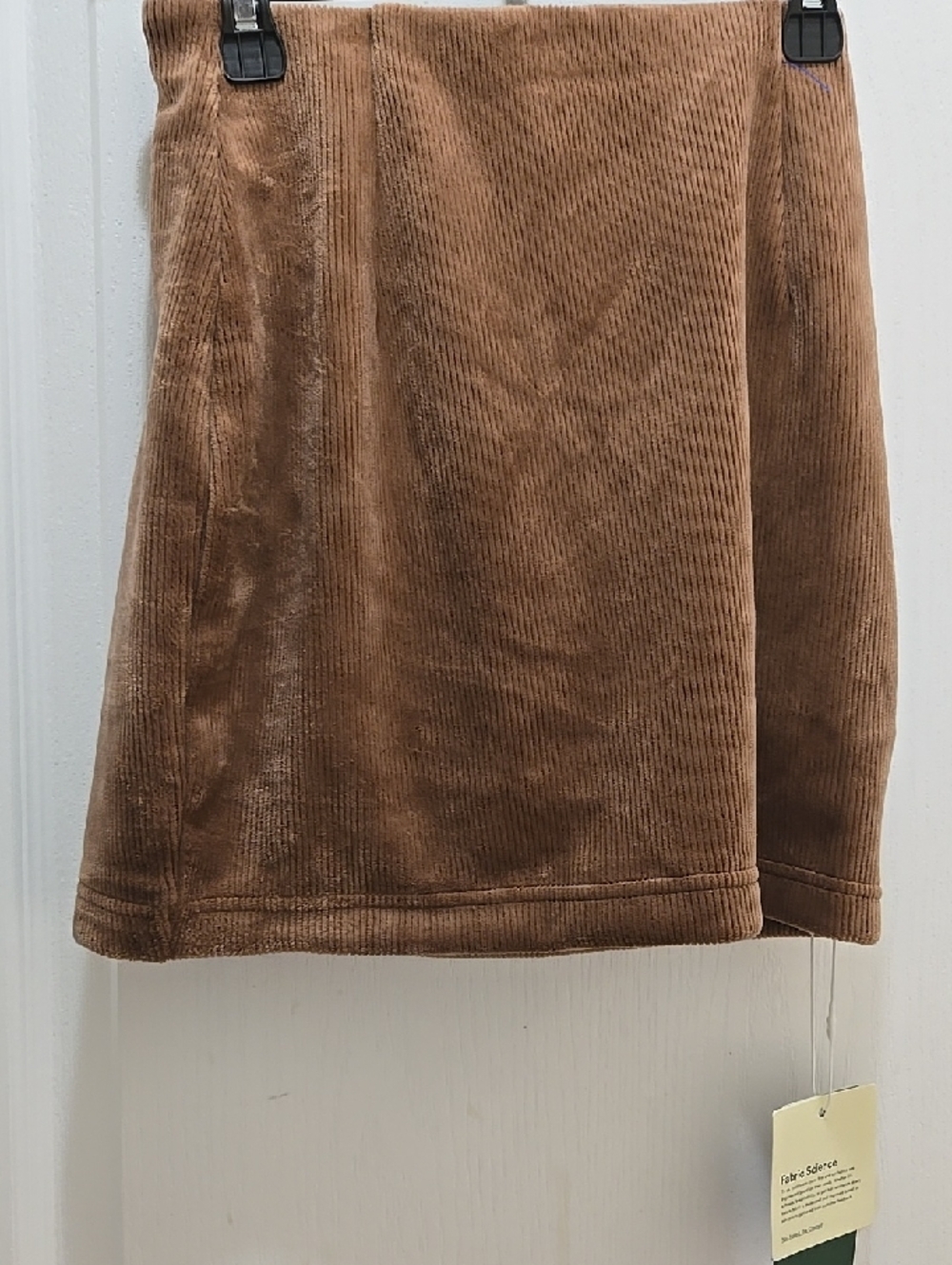 Women's Brown Corduroy A-Line Skirt